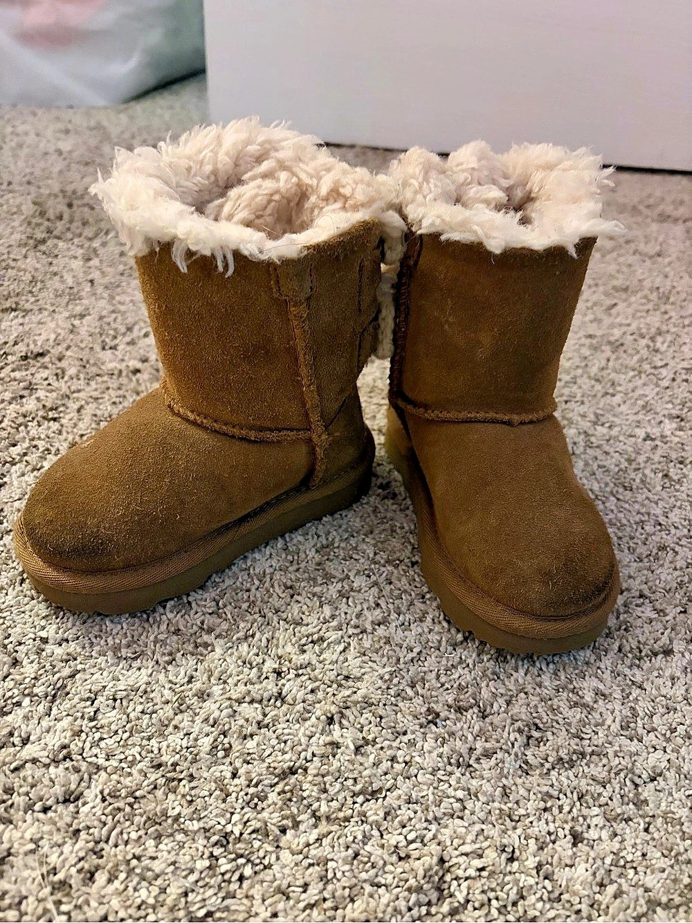 UGG Toddler Bailey Bow II Kids Brown Bow Boots